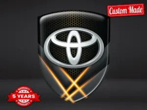Toyota Pegatina Cúpula Acabado Superior Insignias De Lujo